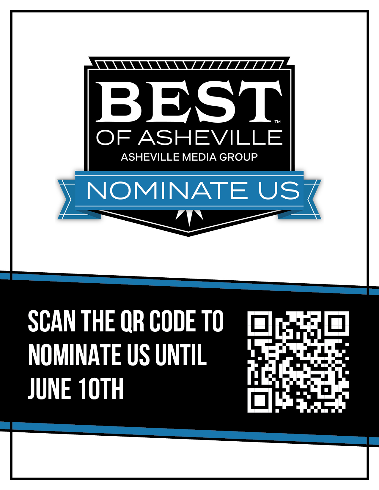 Best of Asheville 2026 Nomination QR Code Flyer Thumbnail
