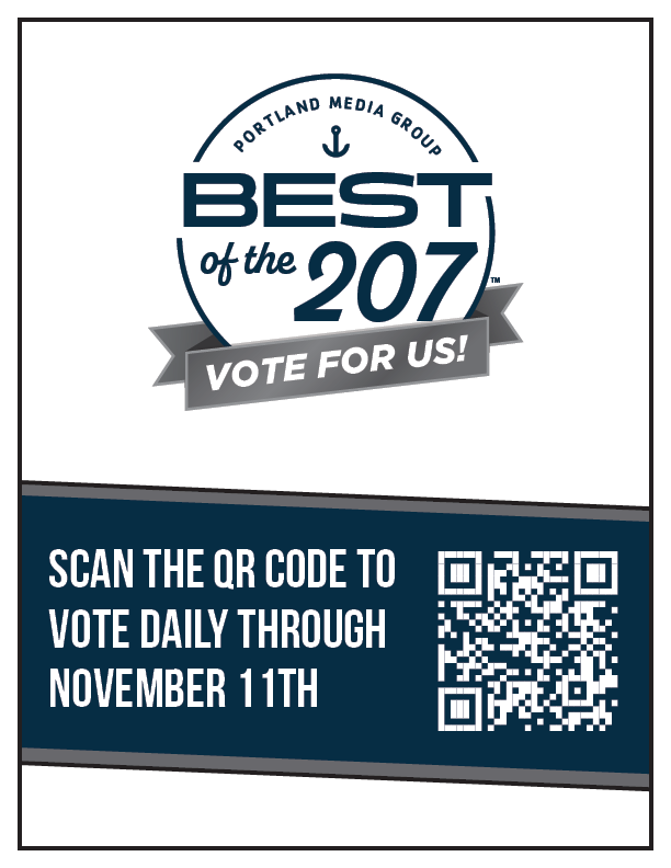 Best of the 207 - 2026 Vote for Us QR Code Flyer Thumbnail