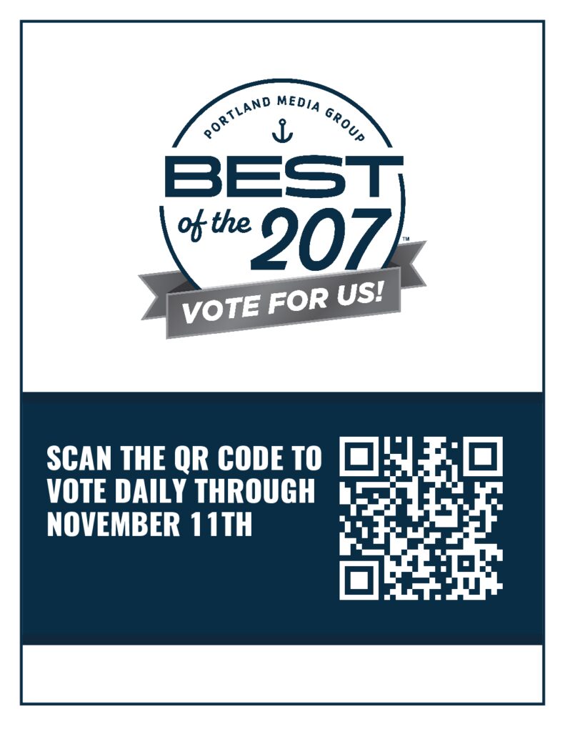 Best of the 207 - 2026 Vote for Us QR Code Flyer Thumbnail