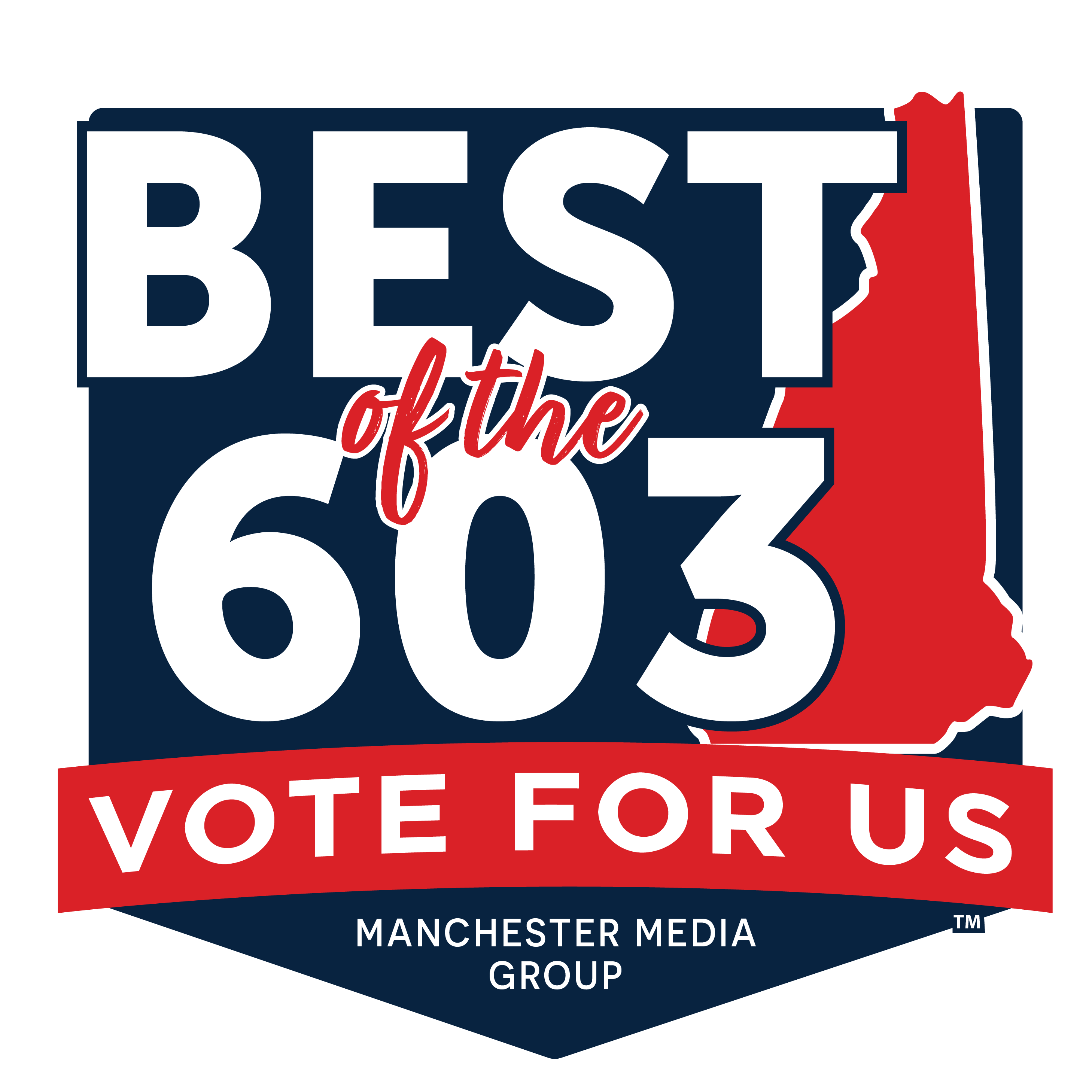 Best of the 603 - 2026 Vote for Us Badge