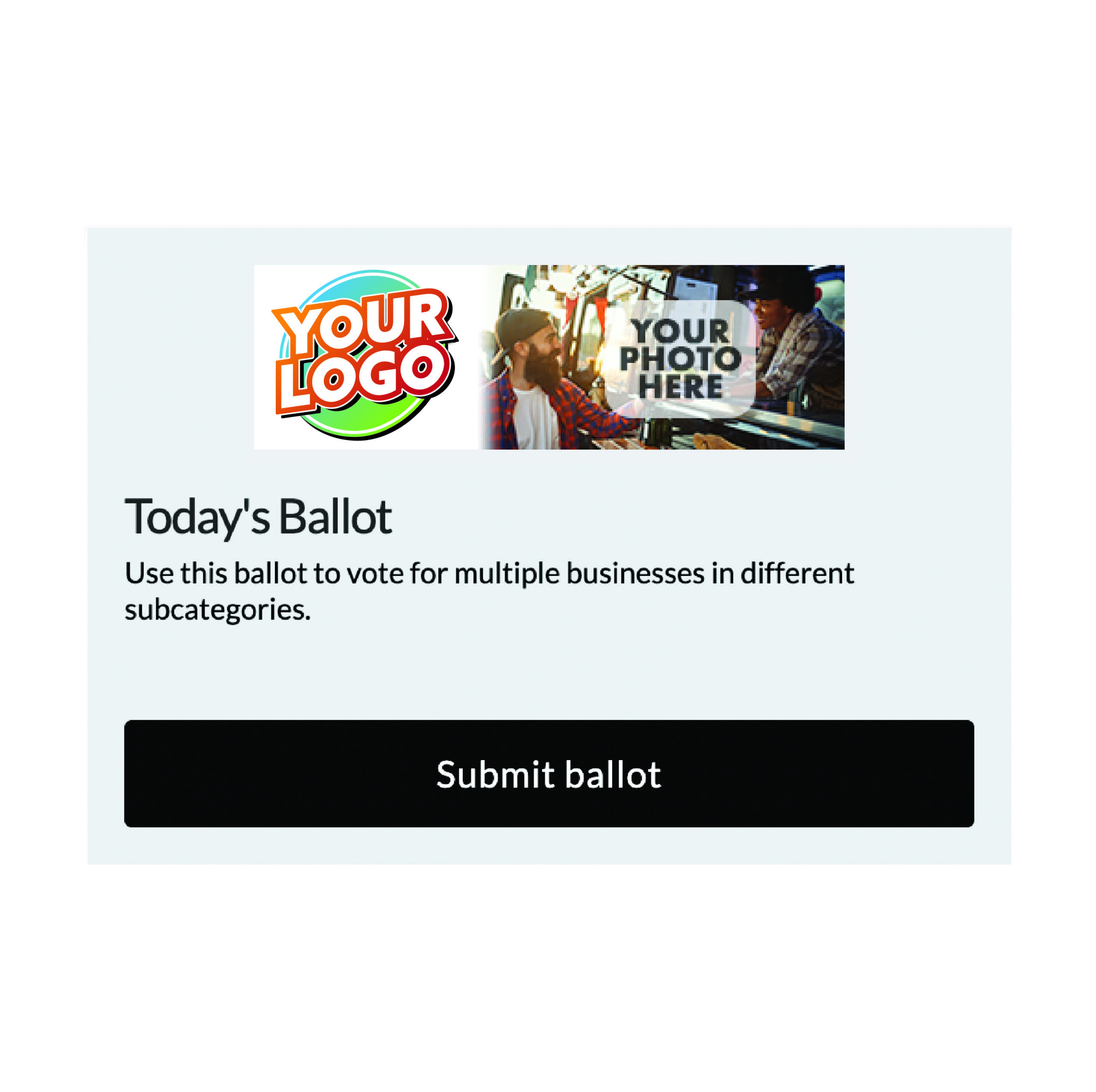 Ballot Cart Sponsor