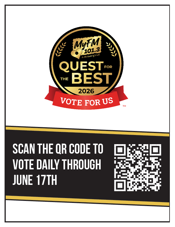 My FM Quest for the Best 2026 Vote for Us QR Code Flyer Thumbnail