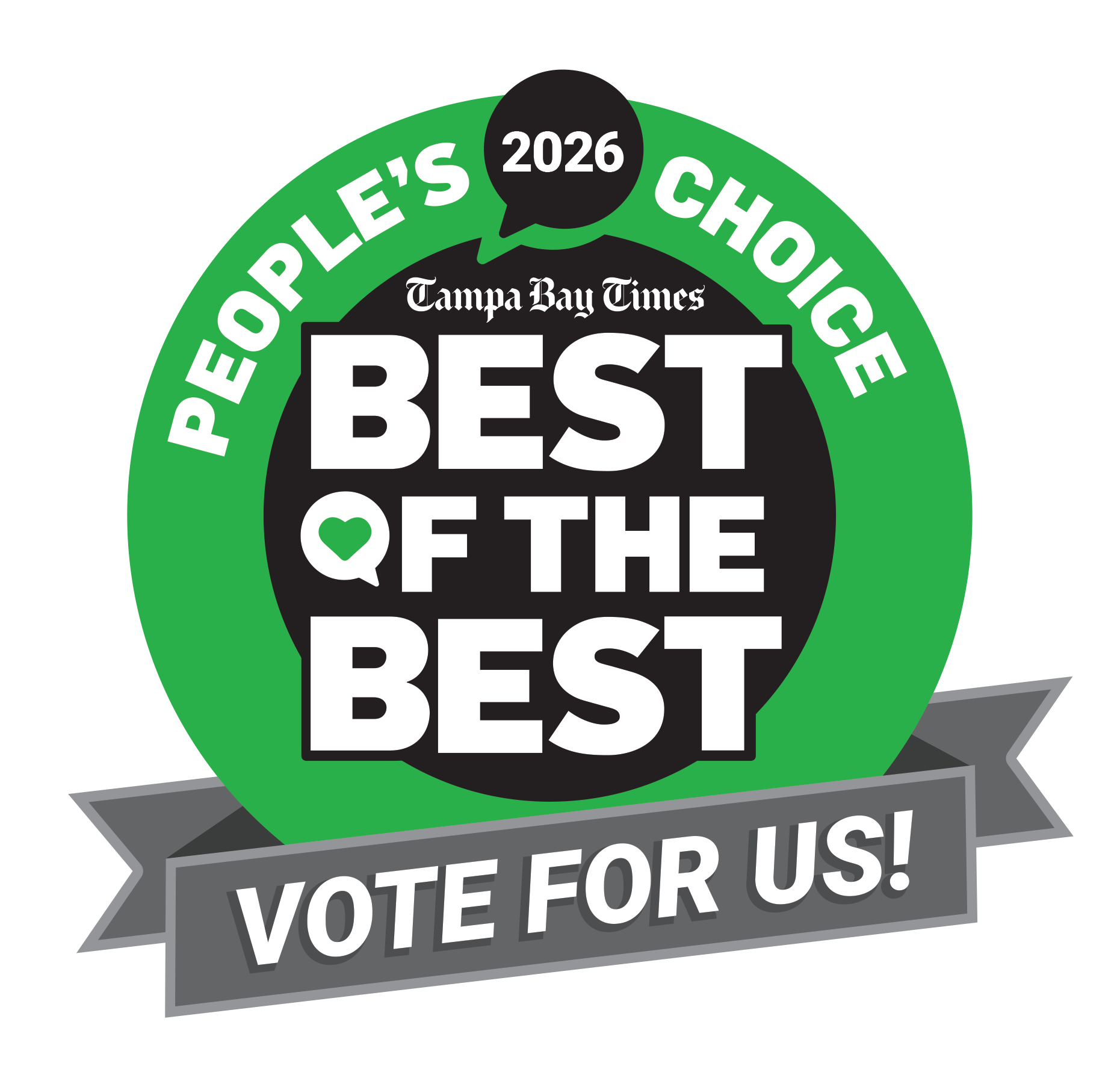 Tampa Bay Best of the Best 2026 Vote for Us Badge