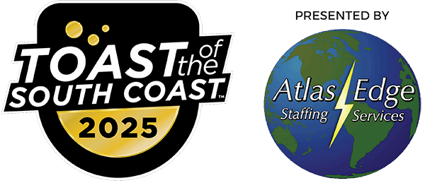 Toast of the South Coast 2025 logo